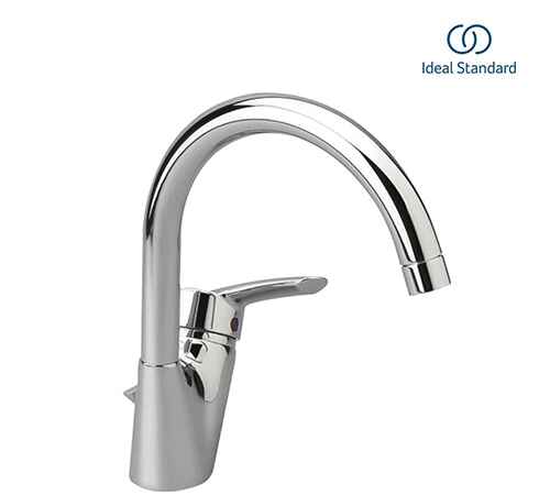 Ideal Standard Eurostorm Highspout Basin Mixer - Chrome - B7835AA - Ideal Standard