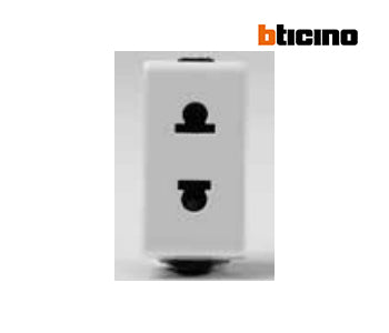 Euro-US socket - 16A Ivory - Bticino - BE4125Y