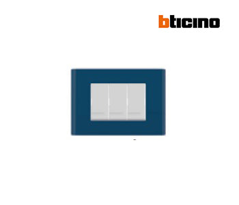 Forma Max cover plate 3m - Blue - Bticino - BE4803M3BE