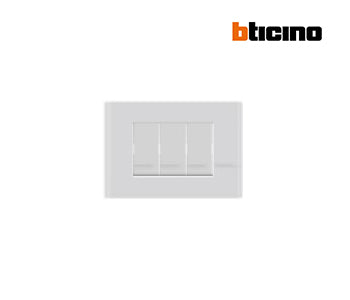 Forma Max cover plate 3m - White - Bticino - BE4803M3BN