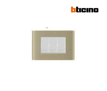 Forma Max cover plate 3m - Gold - Bticino - BE4803M3GL