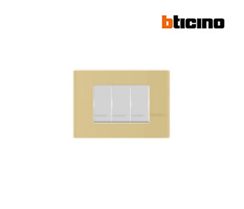Forma Max cover plate 3m - Light Yellow - Bticino - BE4803M3LY