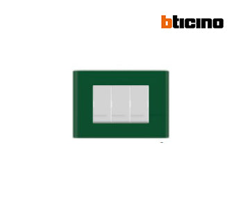 Forma Max cover plate 3m - Dark Green - Bticino - BE4803M3PI