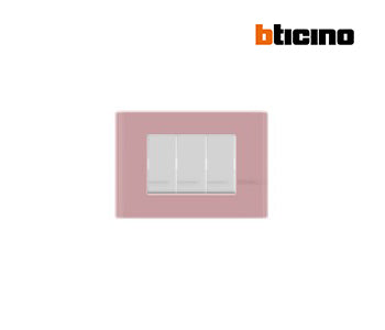Forma Max cover plate 3m - Pink - Bticino - BE4803M3PK