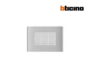 Forma Max cover plate 3m - Silver - Bticino - BE4803M3SL