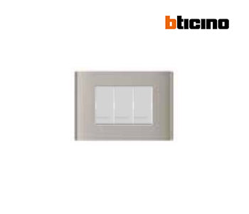 Forma Max cover plate 3m - Titanium - Bticino - BE4803M3TT