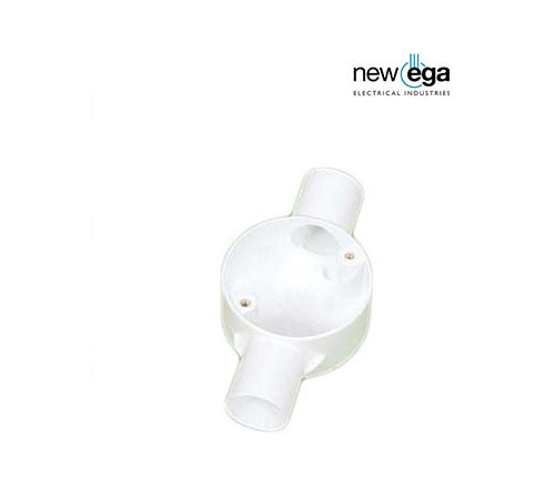 Through Junction Box 2 Ways 20mm - New Ega