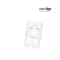 Four Way Junction Box - H Shape 25mm - New Ega