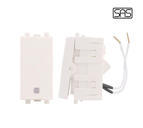 Classico Two Way Switch with Signal Lamp White - SAS-CLA 30577