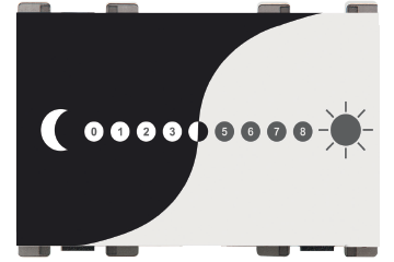 Curve Touch Light Dimmer - White - SAS - CRV-60-813