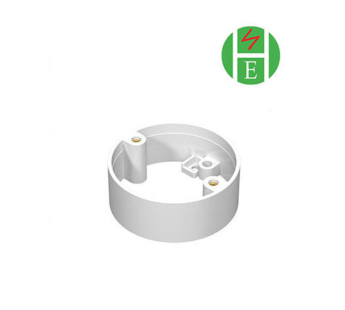 Circular Junction Box Extension Ring UPVC - Height 20mm