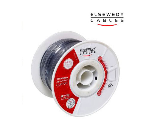 Fine Stranded Copper Wire - 100 M - 4 mm Black