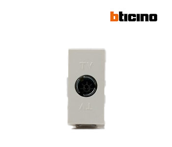 Solida TV coaxial jack white - Bticino - D4202D
