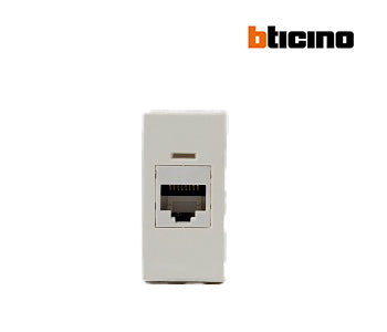 Cat 6E RJ45 Socket solida white - Bticino - D5979C6