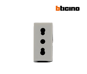 Solida Italian standard socket 16A - Ivory - Bticino - DA4180