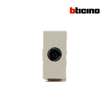 Solida TV coaxial jack Ivory - Bticino - DA4202D