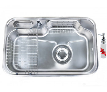 Purity Stainless Steel 1 Bowl Kitchen Sink - 84*51 cm - DJIS840P