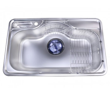 Purity Stainless Steel 1 Bowl Kitchen Sink - 85*51 cm - DJIS850P