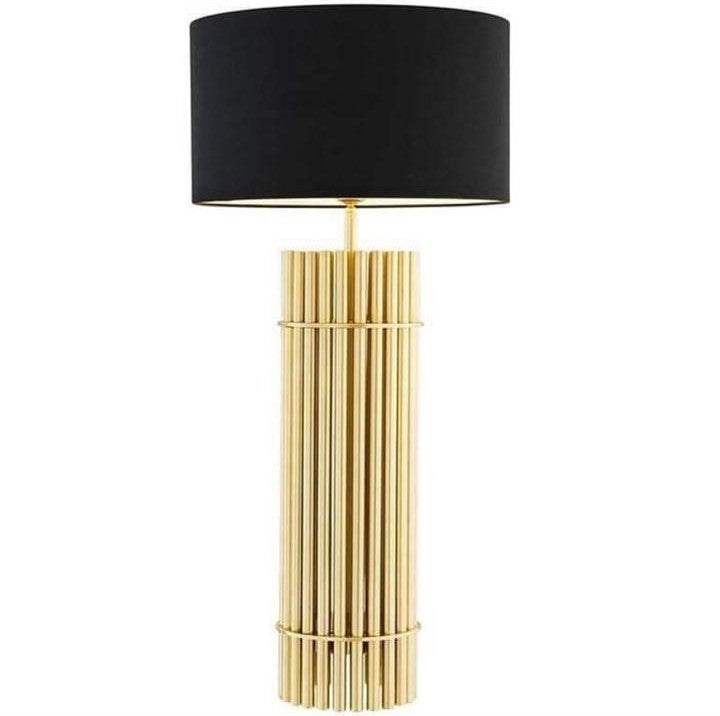 De Landa Gold & Black Lampshade - 40*30*30*60 Cm - DL-A009