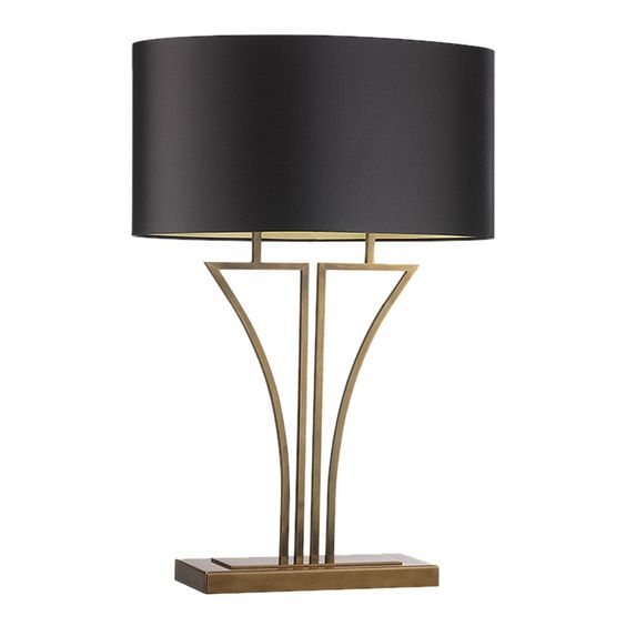 De Landa Gold & Black Lampshade - 40*35*20*60 Cm - DL-A012