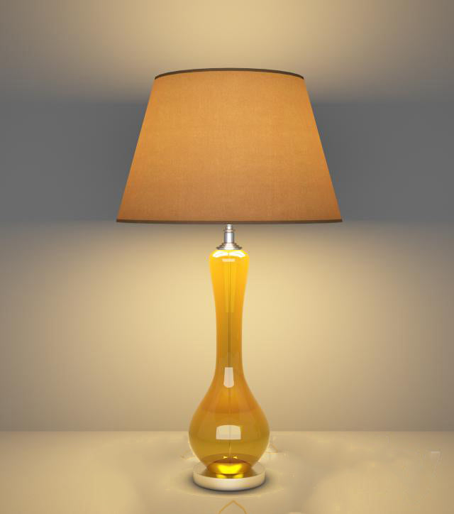De Landa Transperant Gold Lampshade - 35*30*15\30*55-60 Cm - DL-A015