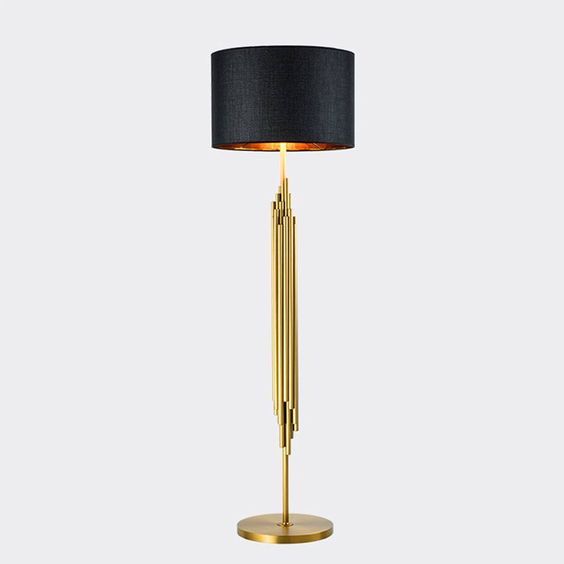 De Landa Gold & Back Floor Lamp - 160*40*25*160 Cm - DL-L011