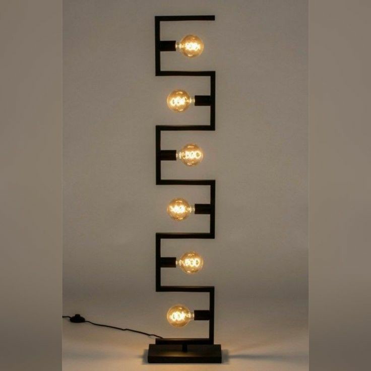 De Landa Black Floor Lamp - 150*40*25*150 Cm - DL-L021