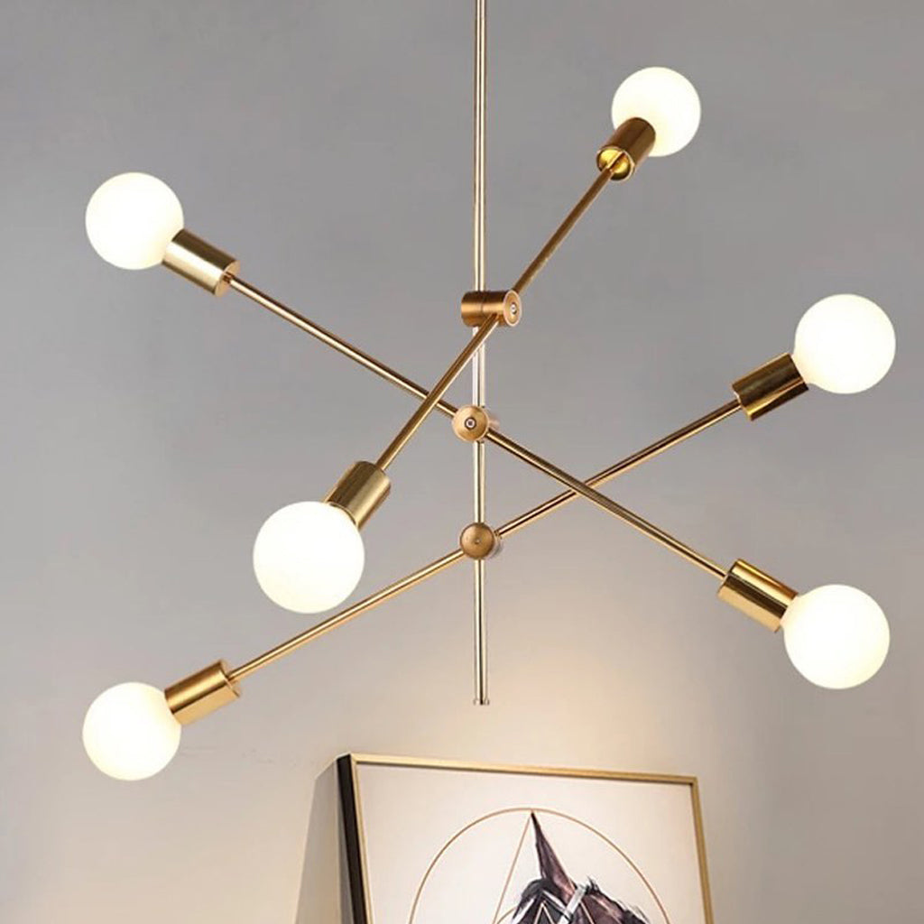 De Landa Gold Chandelier - 60*50*50*60 Cm - DL-N012
