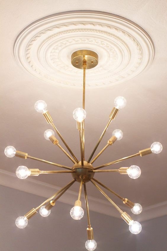 De Landa Gold Chandelier - 75*50*75 Cm - DL-N015