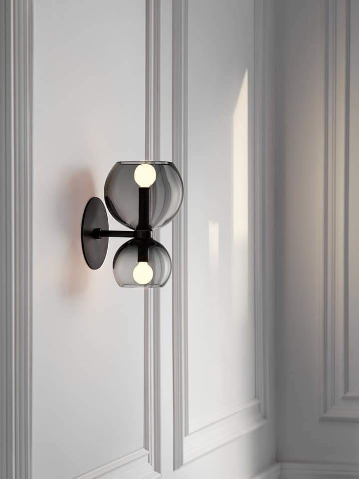 De Landa Black Wall Lamp - 35*10*18*35 Cm - DL-P021