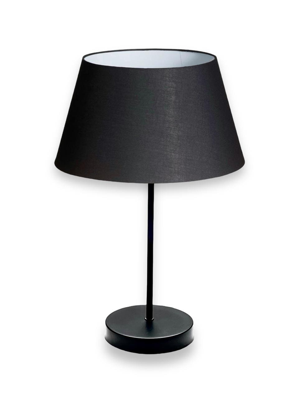 أباجورة معدن أسود مط بشابوه أسود 50×30 سم من دوت للاضاءة - DotBTL-50305