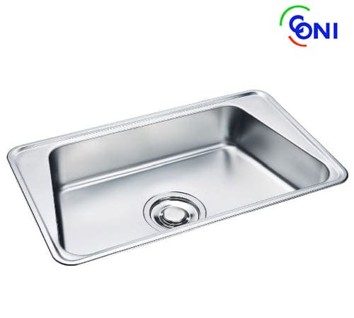 Edge Coni - Undermount Stainless Steel Kitchen Sink 51.5×87 cm - EDGE870