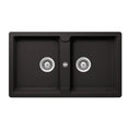 Shock Element Quartz Kitchen Sink - Nero - Element N-200