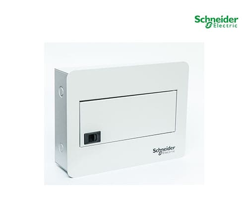 Horizontal Metal Distribution Board, Easy9, 1 Row, 8 Ways-EZ9EROW108