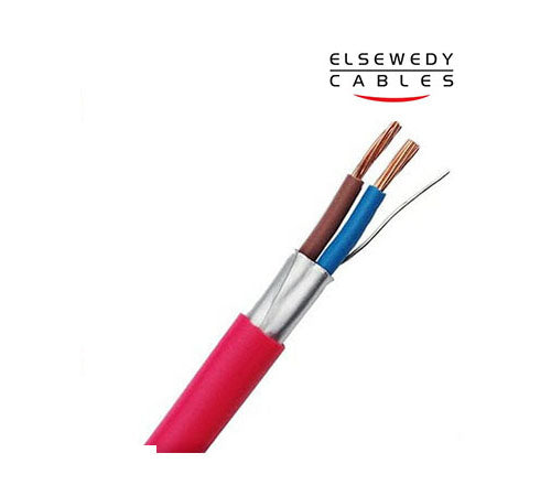 Elsewedy Fire Alarm Cable 2X1mm - Shielded -Red