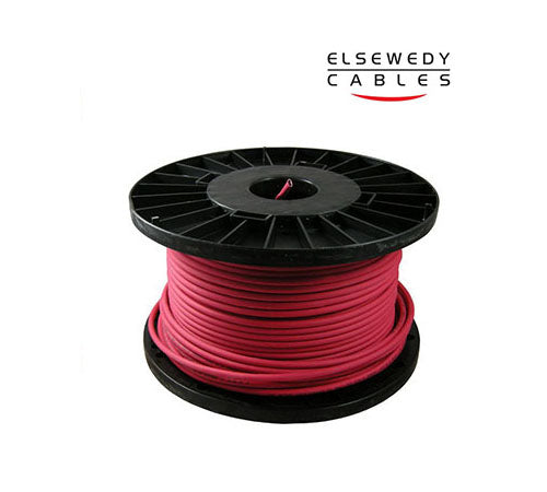 Elsewedy Fire Alarm Cable 2X1mm - Unshielded -Red