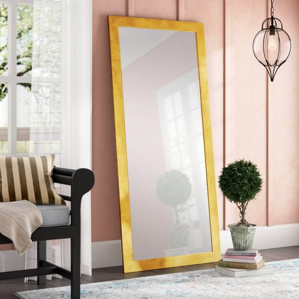 La Rumba Gold Muski Wood Mirrors - 160*60 cm - F-G160