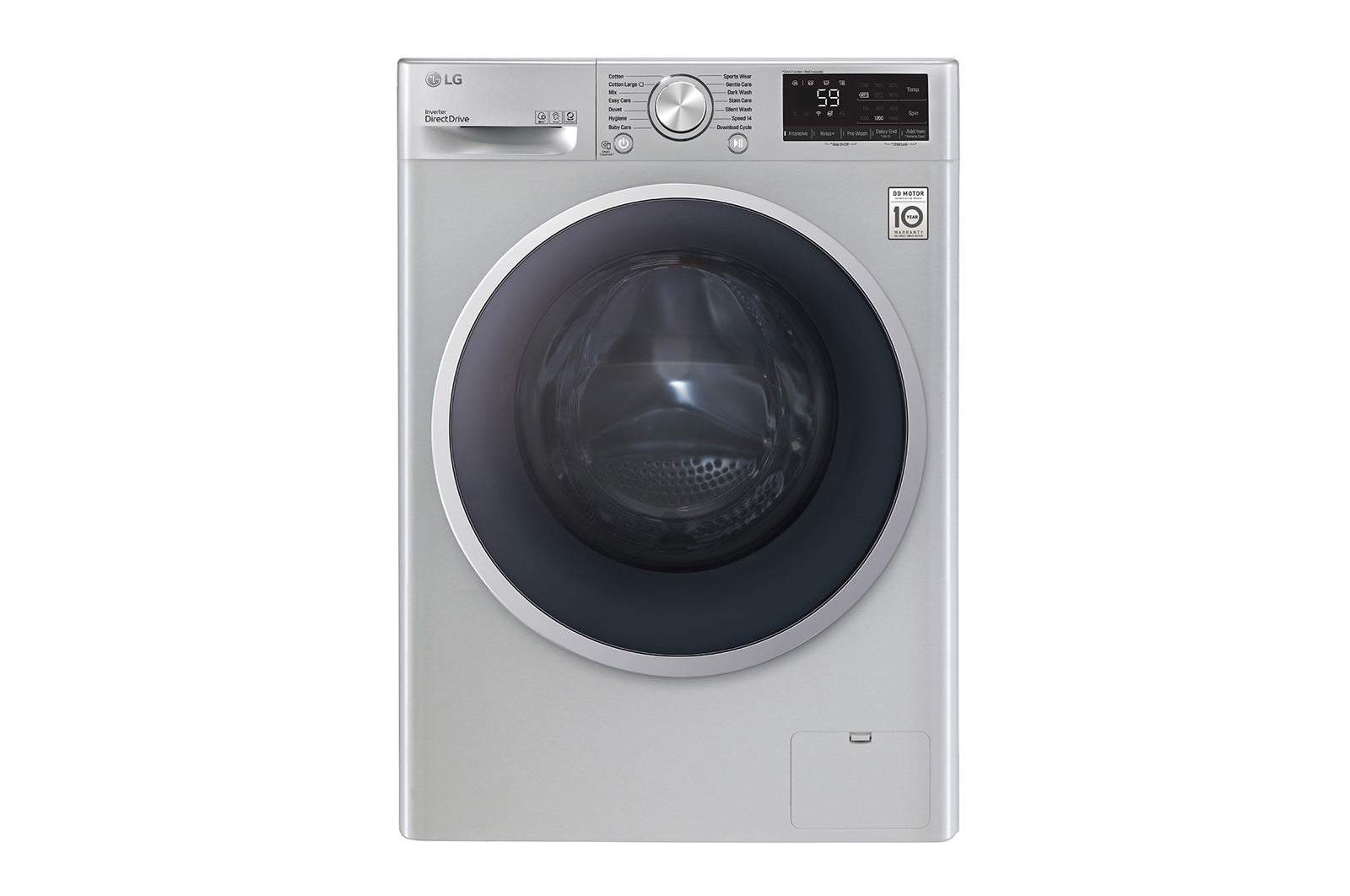 LG Promo Vivace Washing Machine Silver 9 Kg - F4R5VYGSL