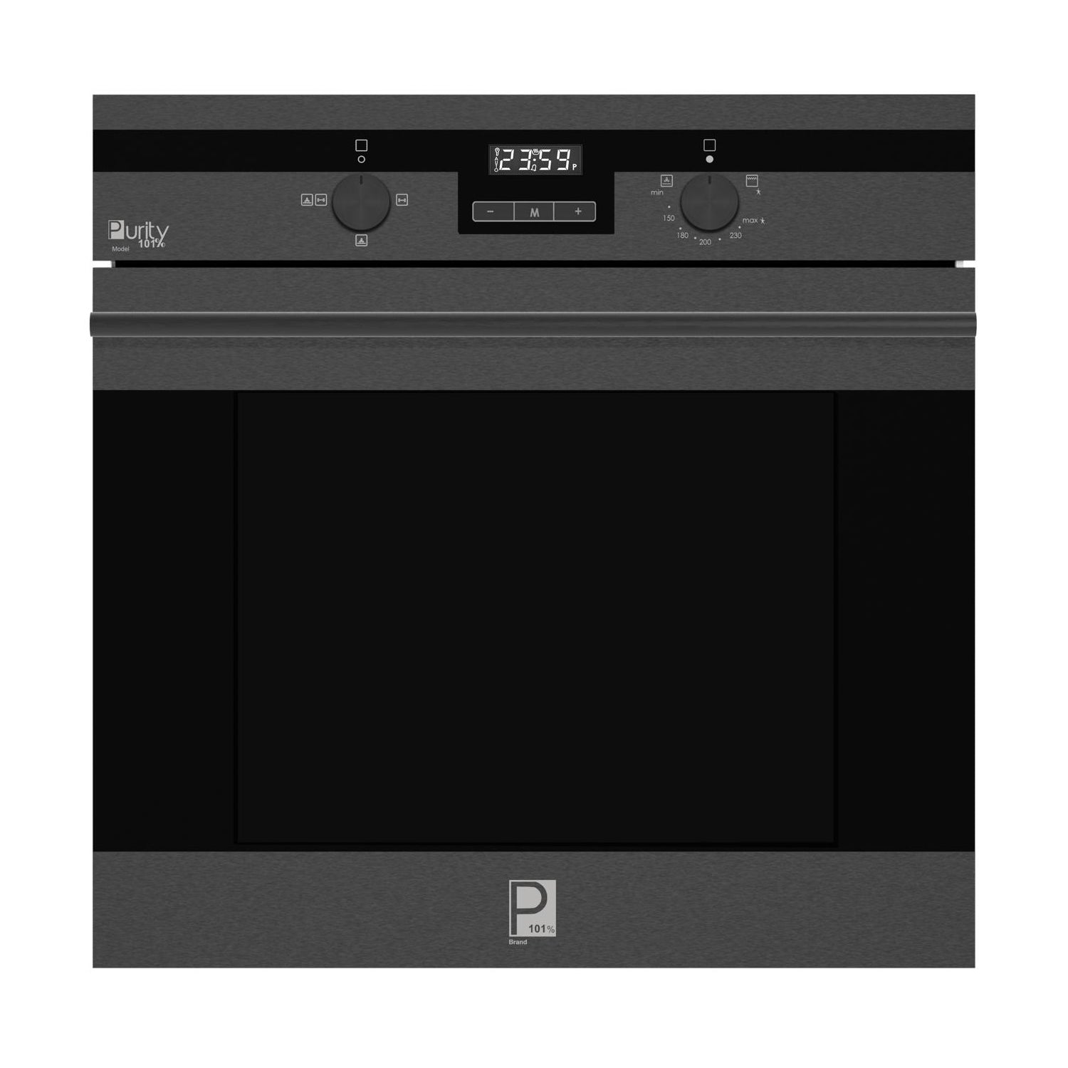 Purity Gas Built In Oven - Black - 60 cm - 73 Liter - Purity - FR PRO
