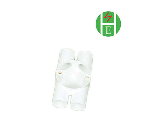 Four Way Junction Box UPVC - H Shape 20mm