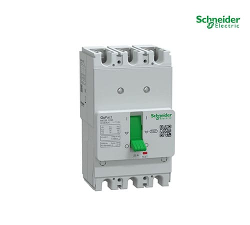 Gopact MCCB 125E 3P 3D 25A 15kA 3D FIX-G12E3F25
