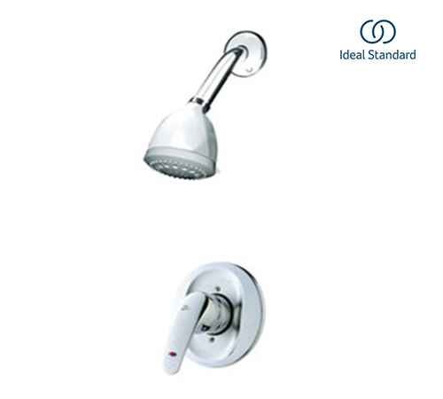 Ideal Standard Eurostorm Concealed Shower Mixer With Shower Head - Chrome - G7801AA - Ideal Standard