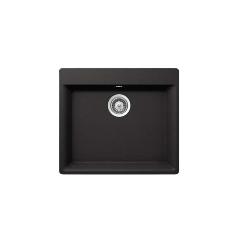 Shock Gemo Quartz Kitchen Sink - Nero - Gemo N-100