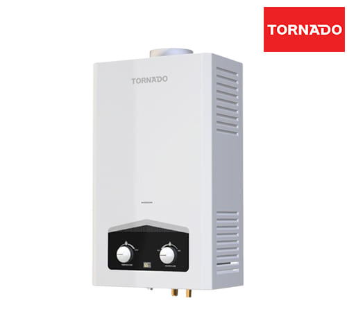 Tornado Gas Water Heater 10 L Natural Gas White GHM-C10BNE-W