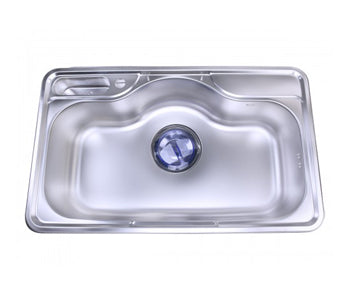 Purity Stainless Steel 1 Bowl Kitchen Sink - 85*51 cm - Golden 850