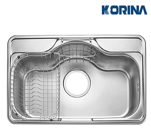 Korina Korean Stainless Steel Kitchen Sink 51.5×85 cm - Korina Korean - HJIS850
