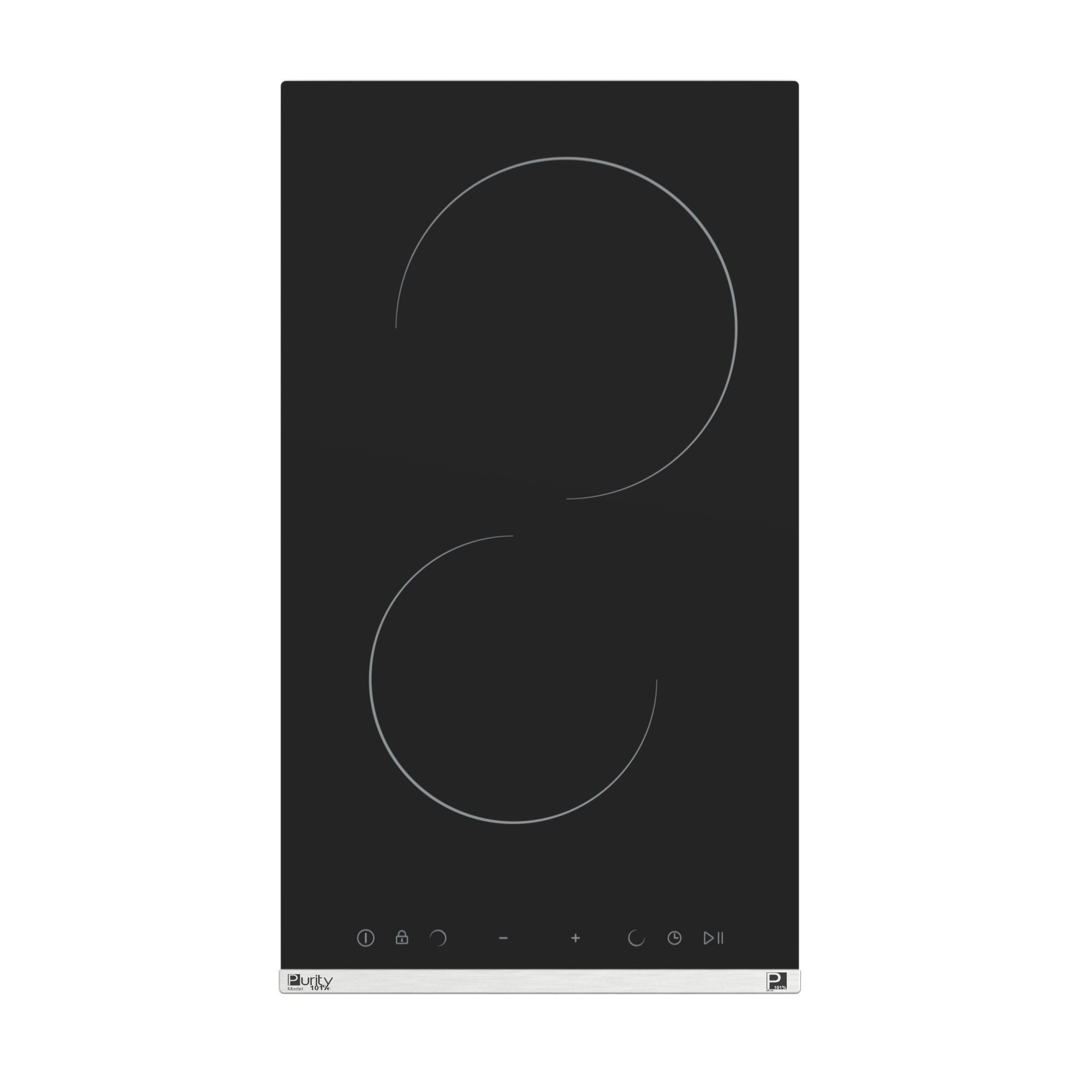 Purity Ceramic Electric Built In Hob - Black - 2 Burnenrs - 30 cm - Purity - HPREE V3050