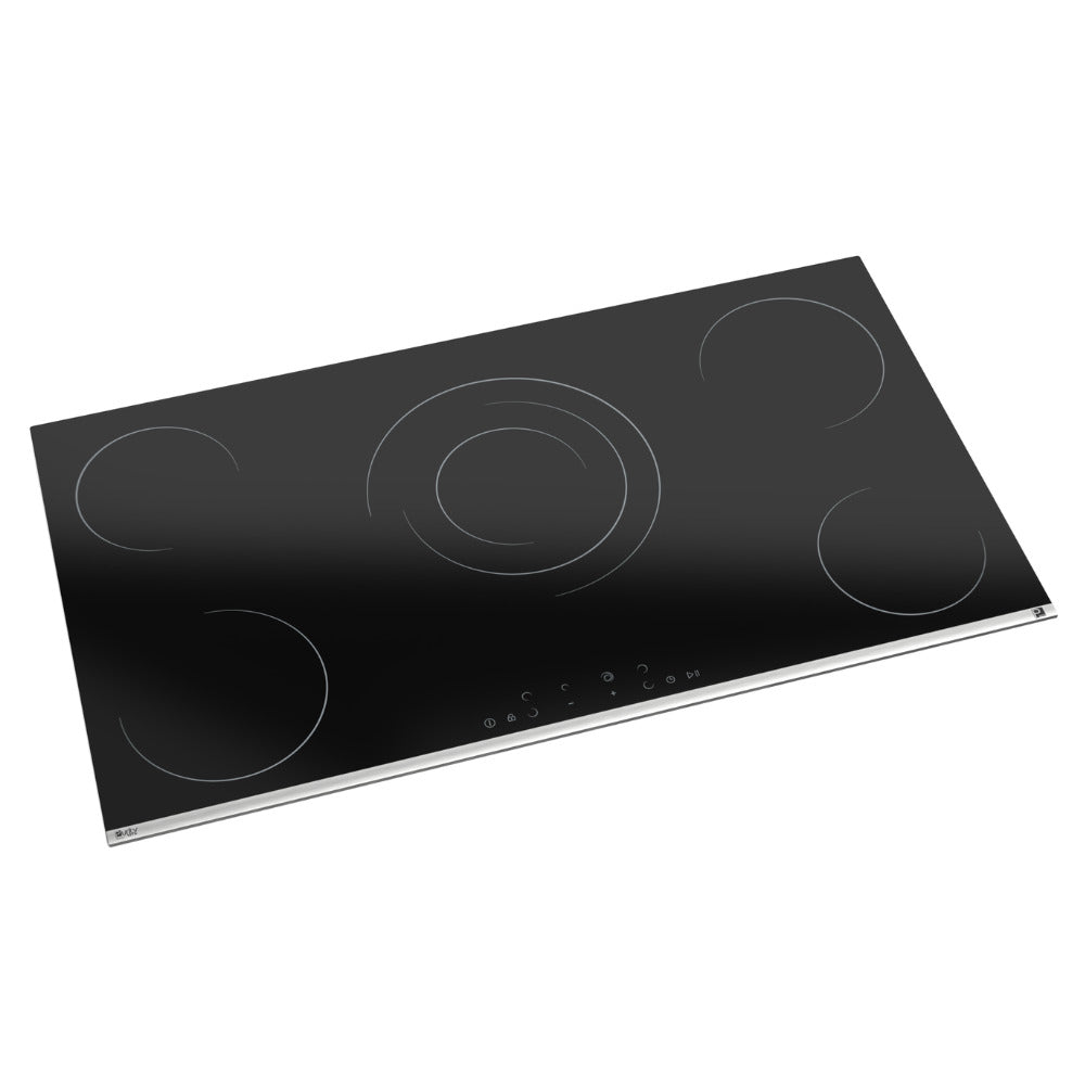 Purity Ceramic Electric Built In Hob - Black - 5 Burners - 90 cm - Purity - HPREE V9050