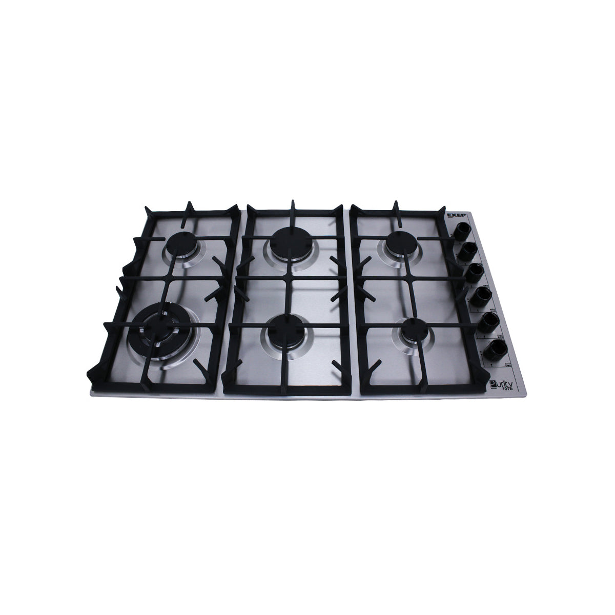 Purity Built In Hob - Silver - 6 Burners - 90 cm - Purity - HPT903S