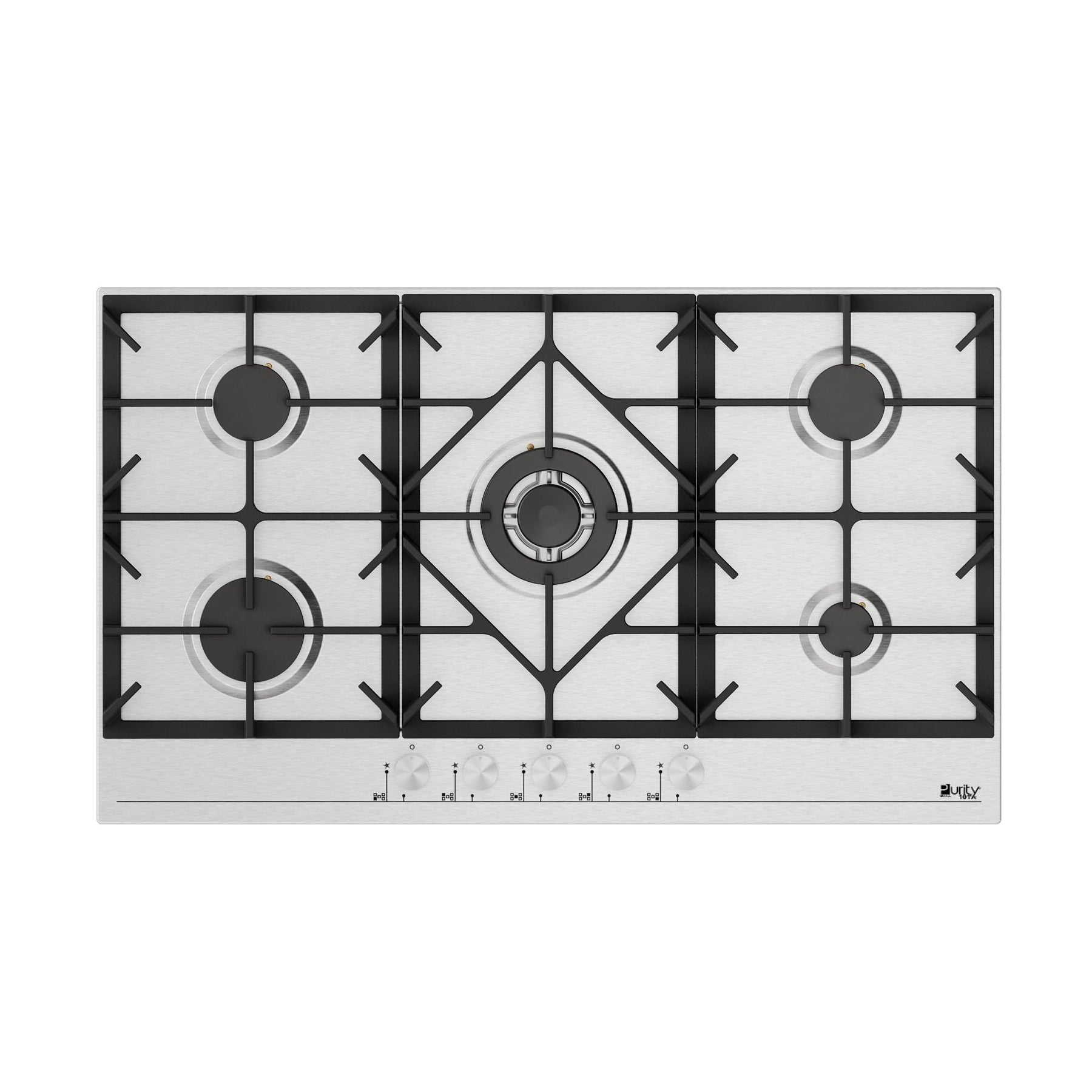 Purity Built In Hob - Silver - 5 Burners - 90 cm - Purity - HPT906S